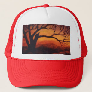 Doodboom in de vorm van een merg, voor de zon trucker pet