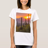 Doodcactus sunset, Arizona T-shirt (Voorkant)