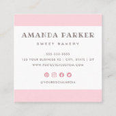 Dooddonuterbakkerij Vierkante Visitekaartje (Achterkant)