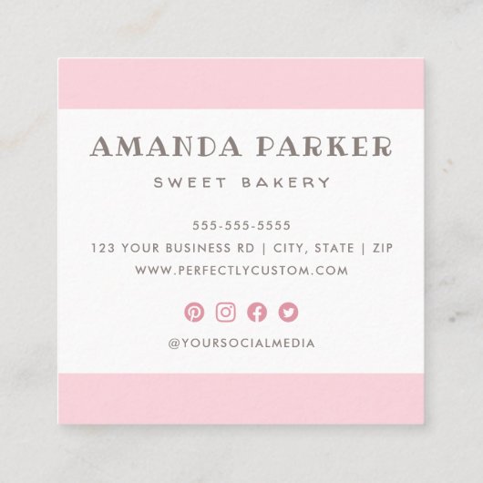 Dooddonuterbakkerij Vierkante Visitekaartje (Achterkant)