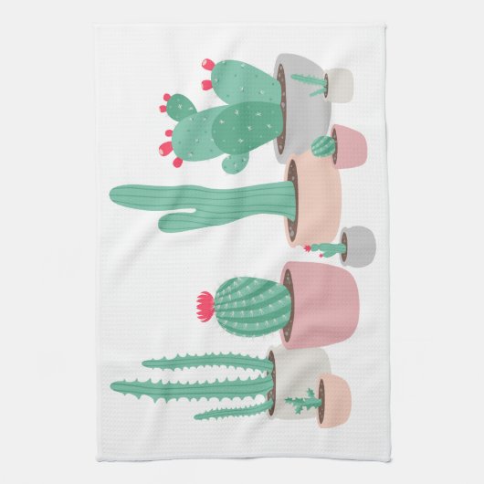 Dooddromen van Cacti Theedoek (Verticaal)