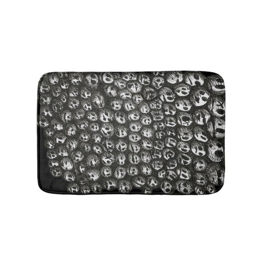 Dooded Faces Bath Matt Badmat (Voorkant)