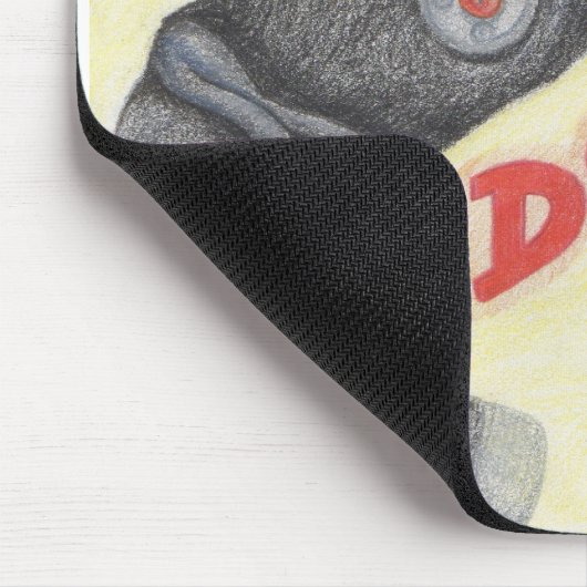 Doodedoo door Tony & Sammy Gilbert mousepad Muismat (Hoek)