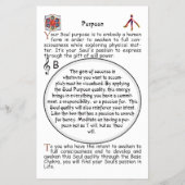 Doodelen op het symbool van Doel Flyer (Achterkant)