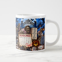 Doodellijnen Sterven Nooit Funny Halloween 20 oz M