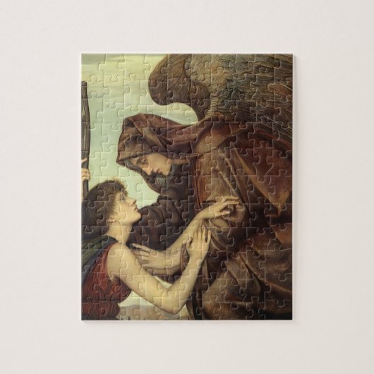 Doodelsengel door Evelyn De Morgan Legpuzzel (Verticaal)