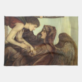 Doodelsengel door Evelyn De Morgan Theedoek (Horizontaal)