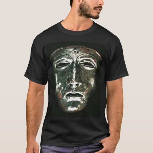Doodenmasker ( Olie Schilderij ) T-shirt (Voorkant)