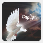 Doodersticker Doop Vierkante Sticker (Voorkant)