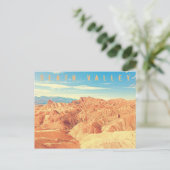  Doodgebied Valley Californische woestijnreizen Briefkaart (Staand voorkant)