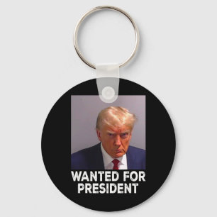 Doodgeschoten Trump gezocht voor President 2024 Sleutelhanger