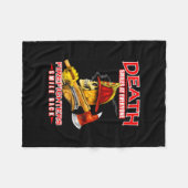 Doodglimlachen bij brandweermannen fleece deken (Voorkant (Horizontaal))