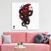 Doodhoofd G-Skulls Renegade series 12 of 12 Canvas Afdruk (Insitu (Woonkamer))