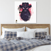 Doodhoofd G-Skulls Renegade series 8 of 12 Canvas Afdruk (Insitu (Slaapkamer))