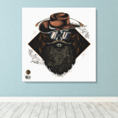 Doodhoofd G-Skulls Renegade series 9 of 12 Canvas Afdruk (Insitu (Houten vloer))