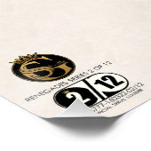 Doodhoofd hipster skulls barbu en moustachu perfect poster (Hoek)