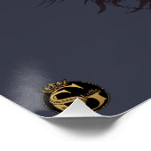 Doodhoofd Punk hipster G-skulls coole schedel Perfect Poster (Hoek)