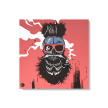 Doodhoofd Punk hipster G-skulls schedel req