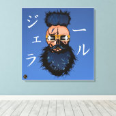 Doodhoofd Punk hipster G-skulls schene generatio Canvas Afdruk (Insitu (Houten vloer))