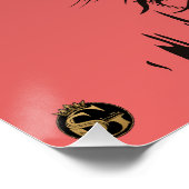 Doodhoofd van de haaienschedel, paardenpunk hipste perfect poster (Hoek)