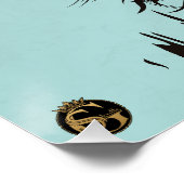 Doodhoofd van de Punk hipster Perfect Poster (Hoek)