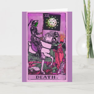 Doodkaart BLANK Coronavirus Art Tarot Card Kaart