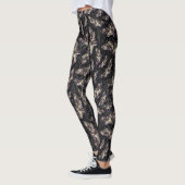 Doodkop Moth Gothic Gothic Carving Alternative Leggings (Links)