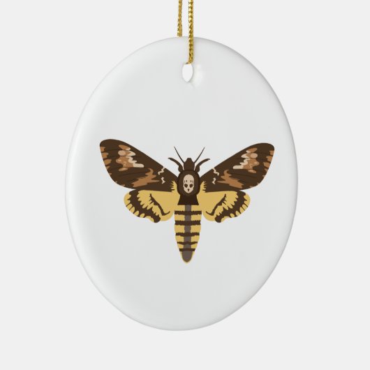 Doodkopmoth Keramisch Ornament (Rechts)