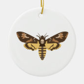 Doodkopmoth Keramisch Ornament (Voorkant)