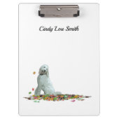 Doodl hond in bladeren klembord (Voorkant)