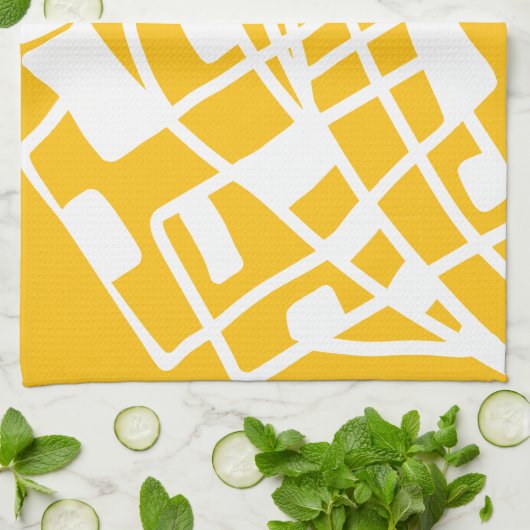 Doodle 100 theedoek (Gevouwen)