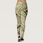 Doodle 1A Black Ivory Leggings (Achterkant)