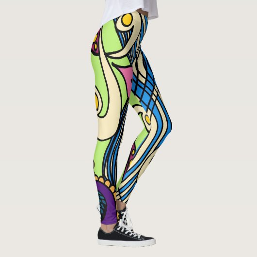 Doodle 1E Colors1 Leggings (Rechts)