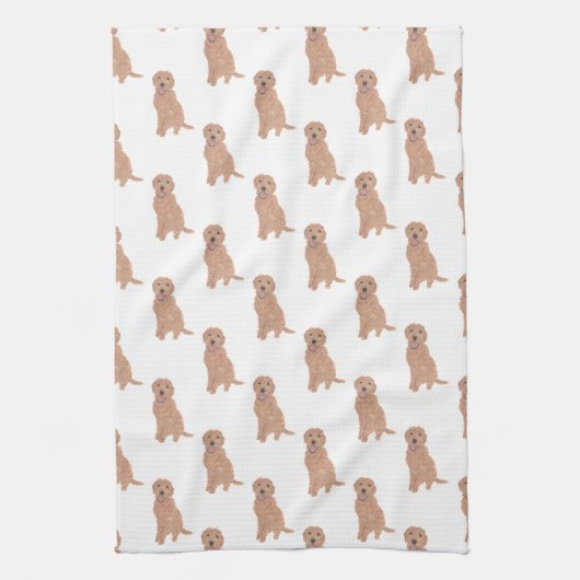 Doodle (Abriot Red Golden) Theedoek (Verticaal)