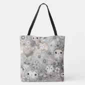 Doodle Abstract Animal Collectie Tote Bag (Achterkant)
