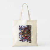 Doodle Abstract Bloem Tas (Achterkant)
