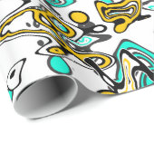 Doodle, abstract, creatief cadeaupapier (Rol Hoek)