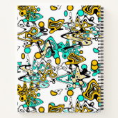 Doodle, abstract, creatief notitieboek (Achterkant)