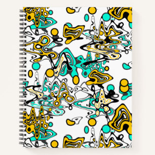 Doodle, abstract, creatief notitieboek