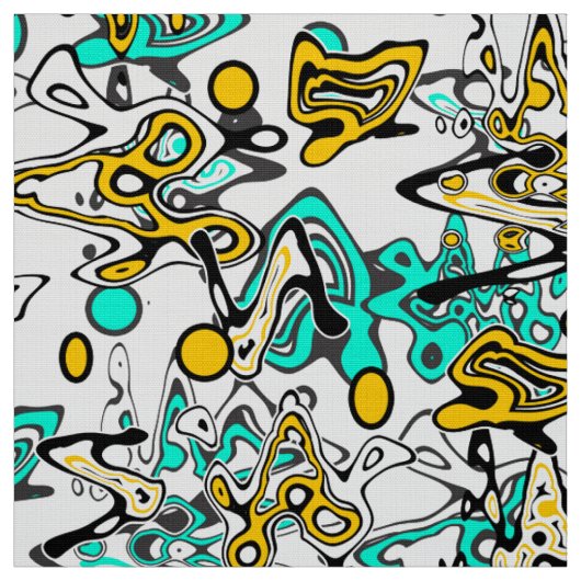 Doodle, abstract, creatief stof (Swatch)