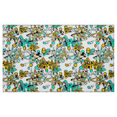 Doodle, abstract, creatief stof (Fat Quarter)