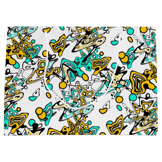 Doodle, abstract groot cadeauzakje (Voorkant)