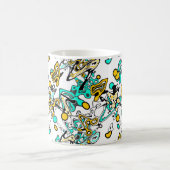 Doodle, abstract koffiemok (Center)