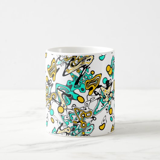 Doodle, abstract koffiemok (Center)