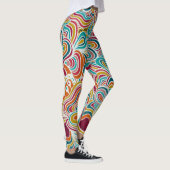 Doodle abstract leggings (Rechts)
