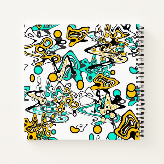 Doodle, abstract notitieboek (Achterkant)