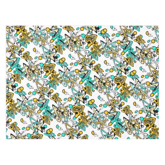 Doodle, abstract tafelkleed (Voorkant (Horizontaal))