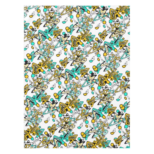 Doodle, abstract tafelkleed (Voorkant)