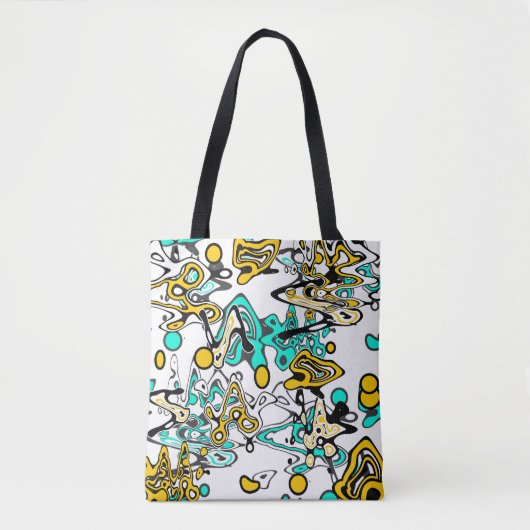 Doodle, abstract tote bag (Voorkant)