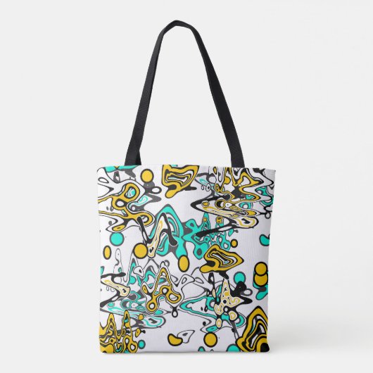 Doodle, abstract tote bag (Achterkant)